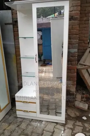 Dressing Mirror With Shelves