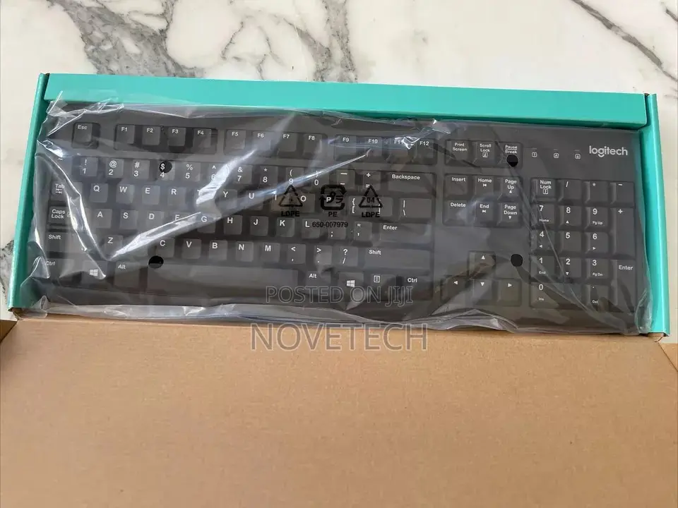 Logitech USB Keyboard for PC - Black