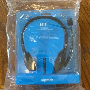 Logitech H111 Head Stereo Headset Black Brand New