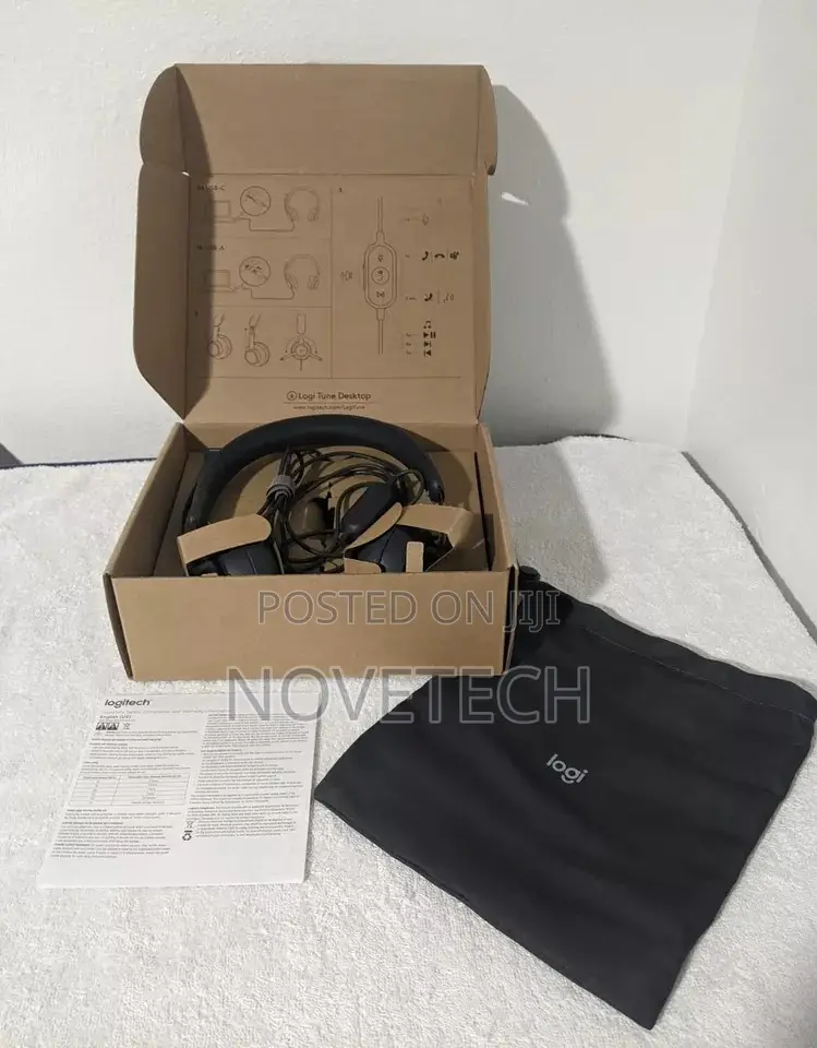 Logitech Zone Wired on-Ear Headset Black
