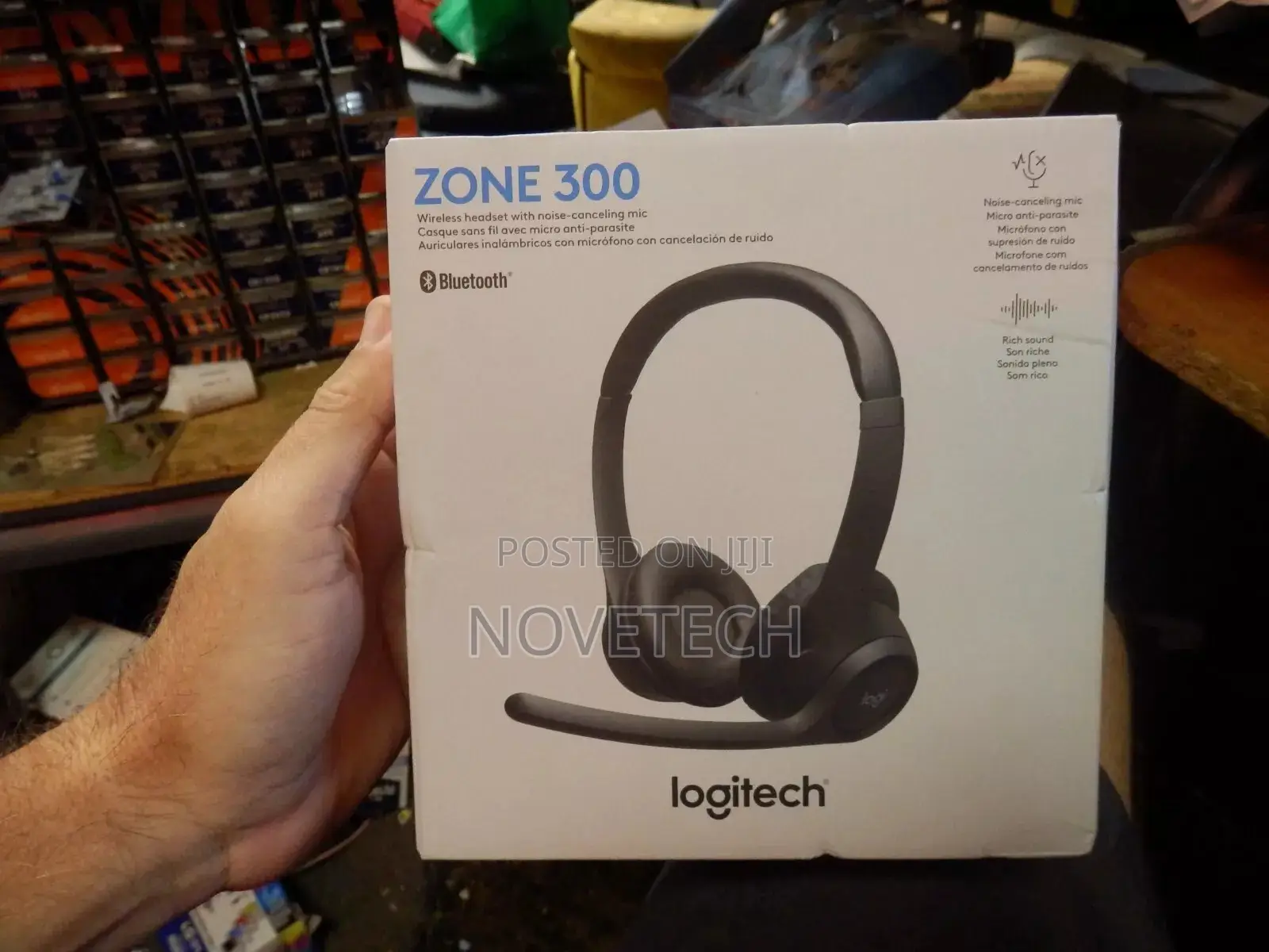 Logitech Zone 300 Wireless Headset Dual Noise-Canceling MIC