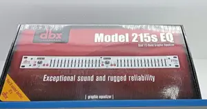 DBX 215S EQ Dual 15-Band Graphic Equalizer