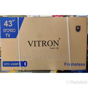 Vitron 43"Smart Android Frameless With Bluetooth