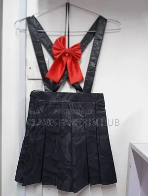 Girls Suspender Skirt and Bow Tie