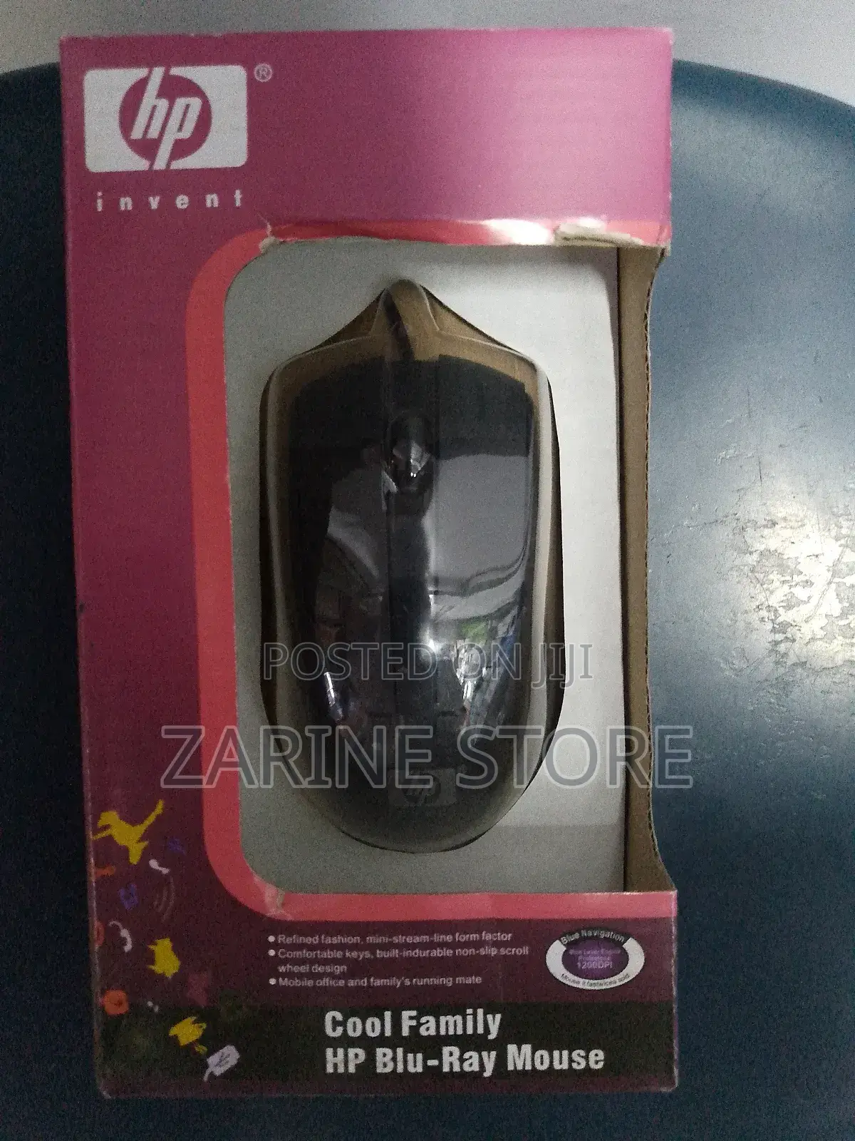 Hp Wired Mouse of High Precision, Wheel Non Slip Design
