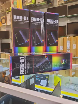 GAMING Mousepad With RGB Effect Microfiber Surface