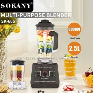 Sokany Heavy Duty Commercial Professional Blender