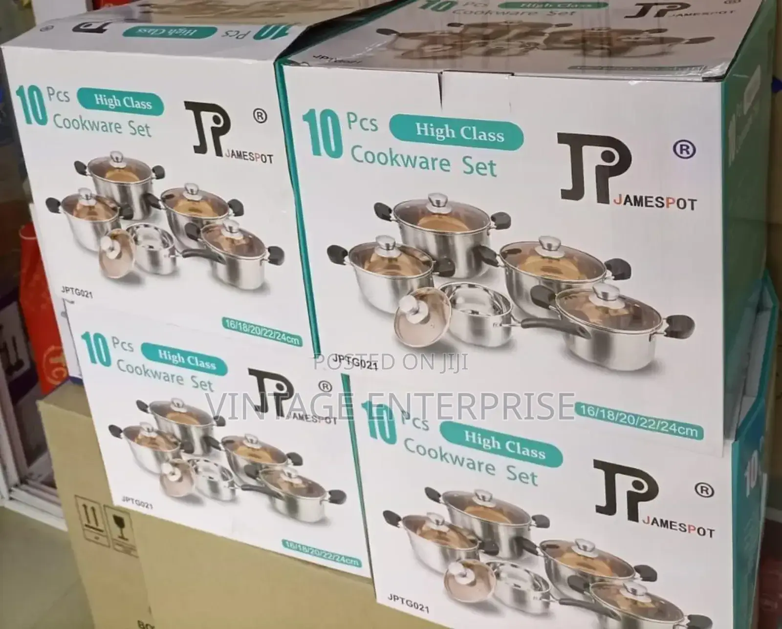 10pcs James Pot Cookware Set