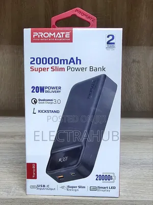 Promate 20000mah Torq20 Powerbank New Sealed in a Shop