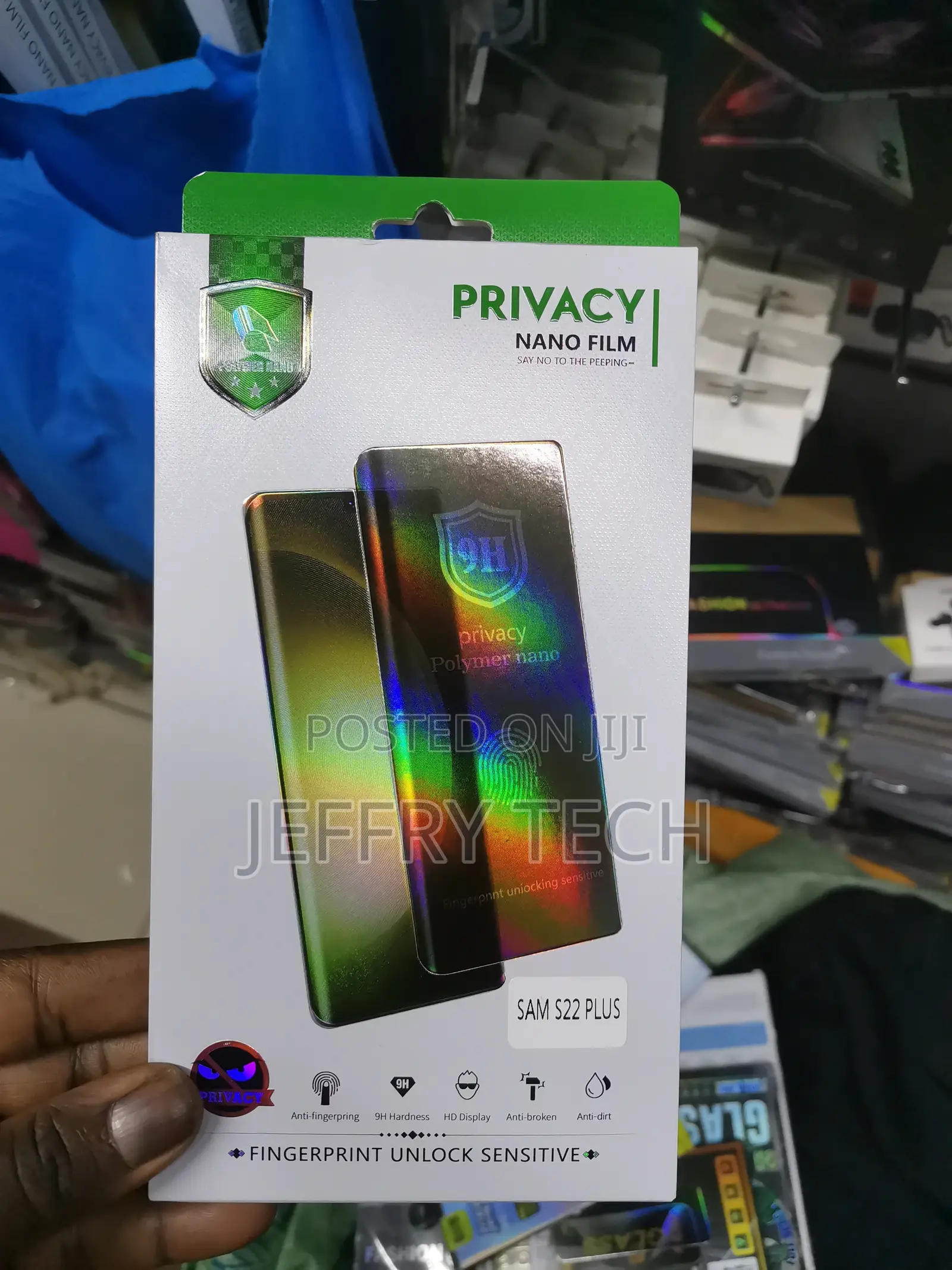 Galaxy S22 Plus Privacy Screen Protector and Camera Lens Pro