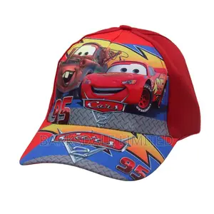 Red Racing Car Baseball Cap Hat Kids Children Cartoon