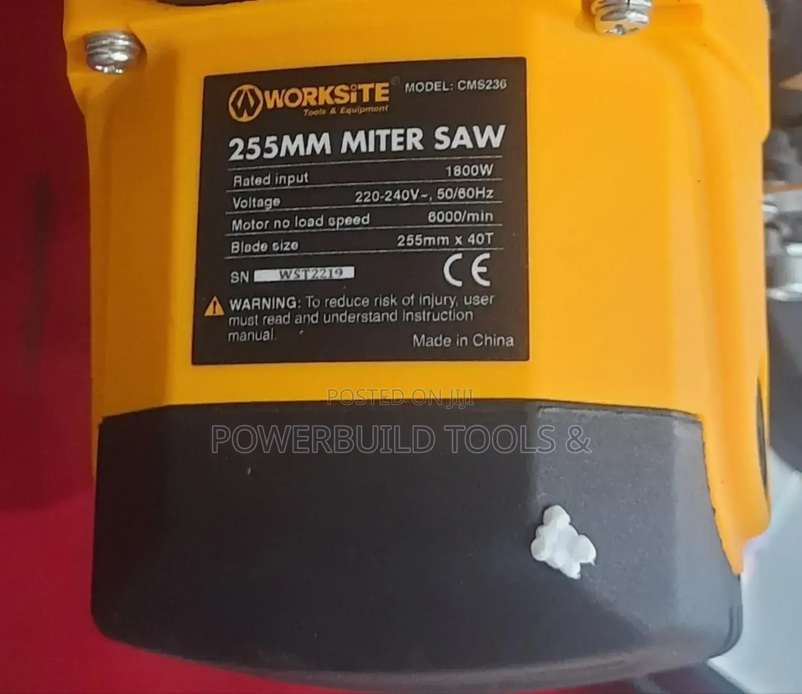 255mm Mitre Saw Worksite Brand