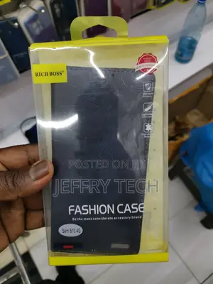 Leather Book Cover Samsung S10 Rich Boss Black