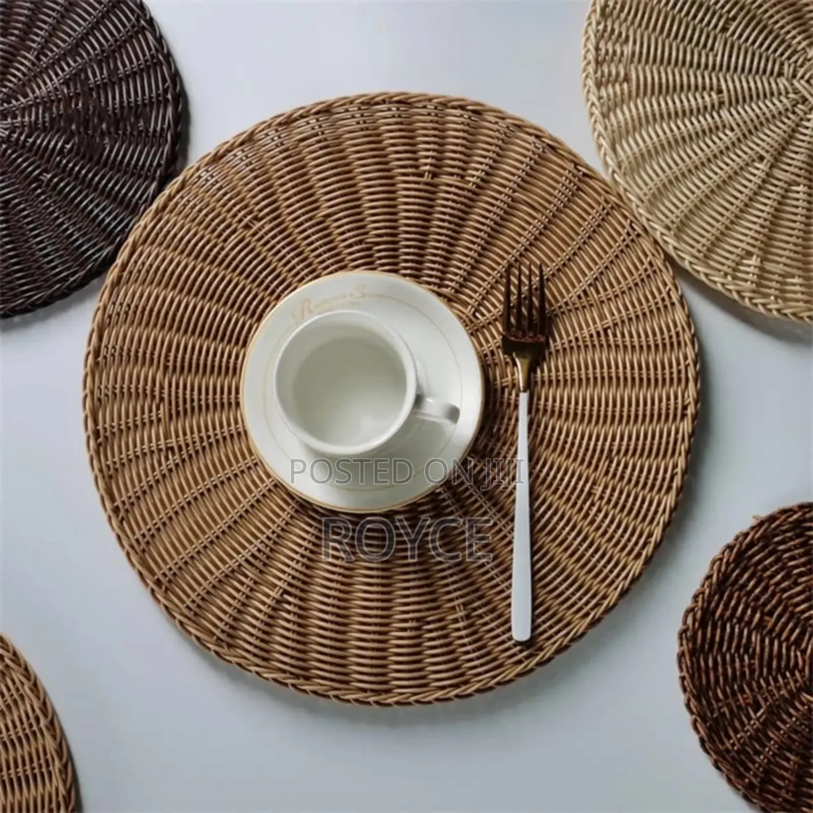 Rattan Table Mats -6pcs