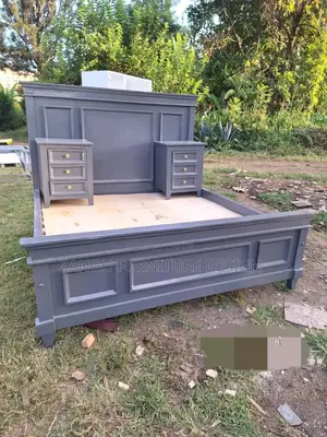 Grey Bed 5 by 6