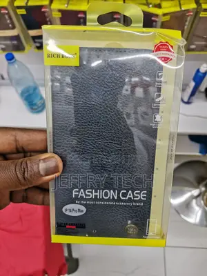 Rich Boss Leather Case for iPhone 14 Pro Max Black