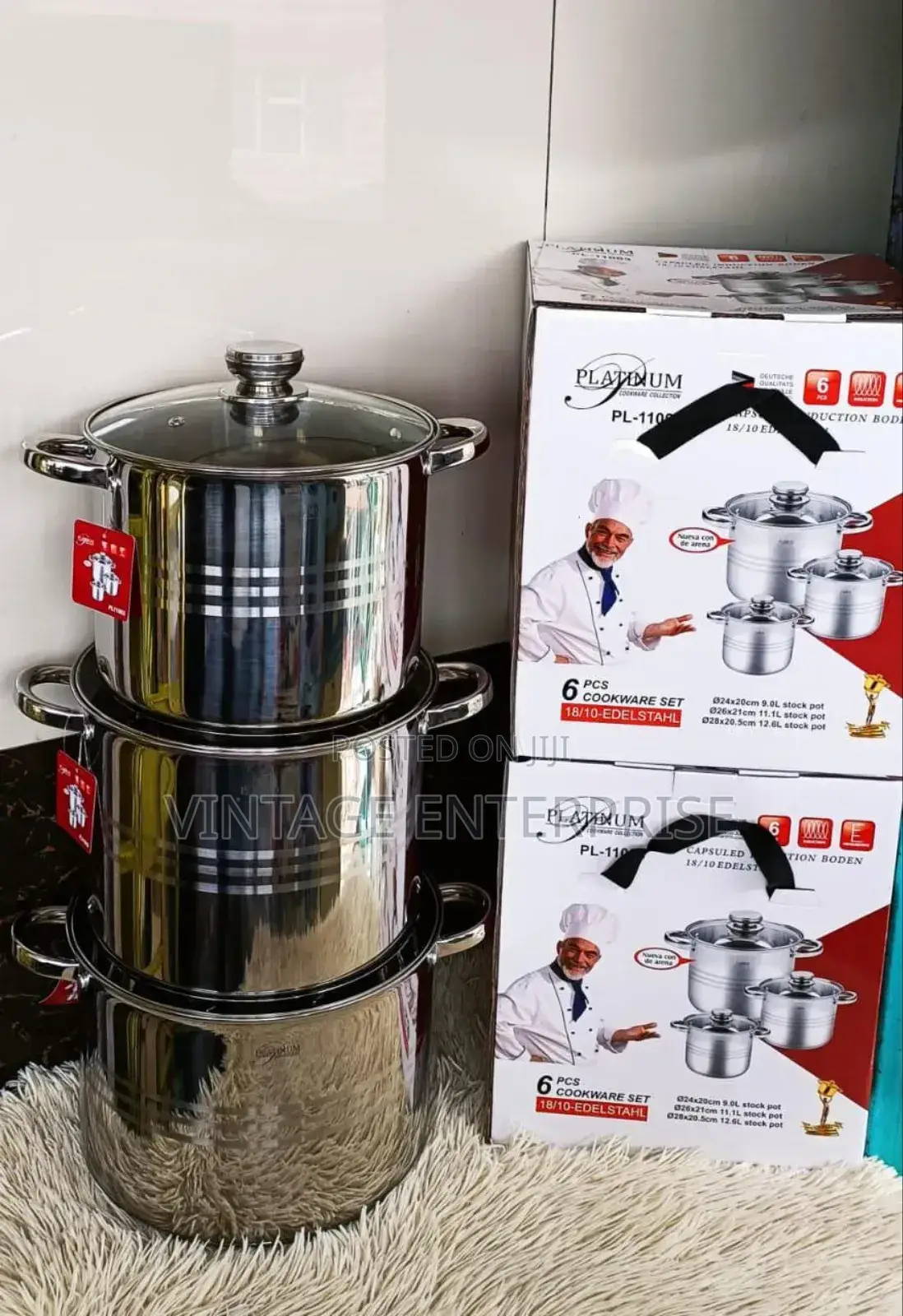 Platinum 6pcs Cookware Set