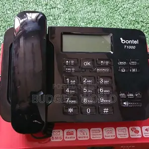 GSM Desktop Phone><Two SIM Card Options Bontel T1000 Dual