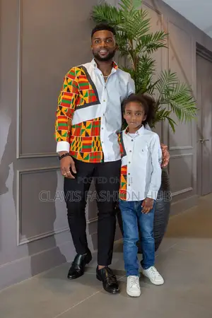 Father and Son African Men Shirts