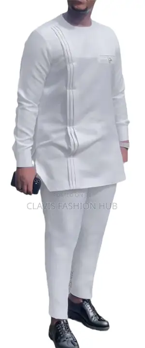 White Men Suits (Shirt+ Trouser)