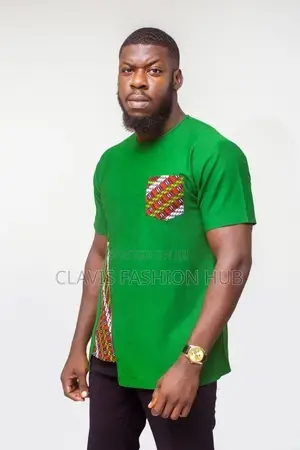 Ankara T-Shirts With a Pocket