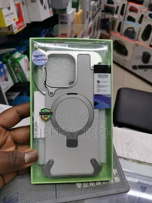 iPhone 15 Pro Max Leather Metal Bumper Back Cover
