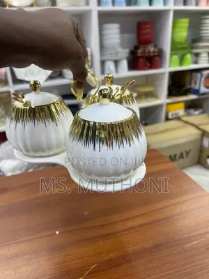 *Luxurious Sugar/Spice Dish Set*