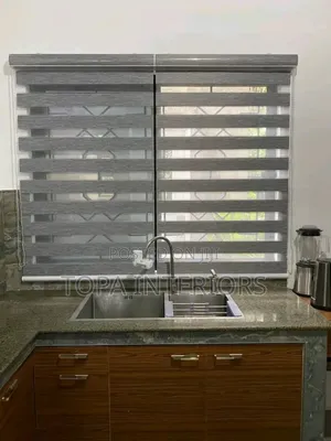 Grey Zebra Office Roller Blinds Zebra Office Roller Blinds