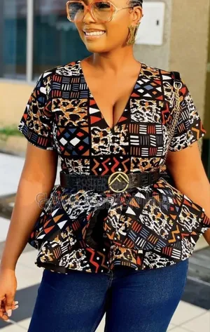 Ladies Kitenge/ Ankara Top