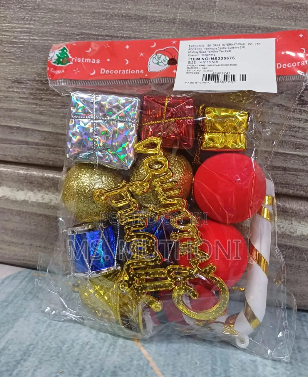 Christmas Tree Decorative Accessories