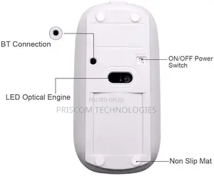 Rechargeable, Bluetooth Mouse for Laptop/Mac/iPad Pro