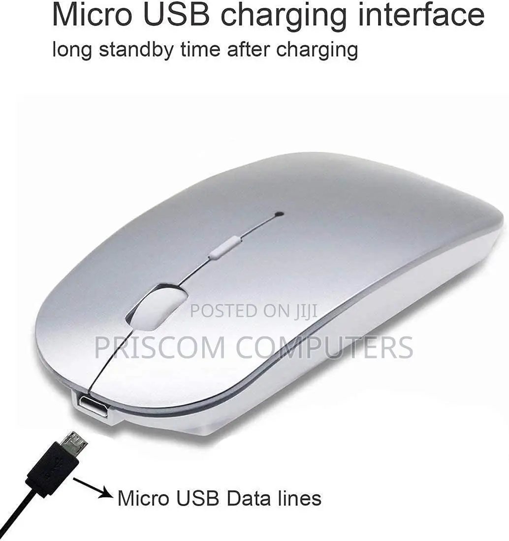 Rechargeable, Bluetooth Mouse for Laptop/Mac/iPad Pro