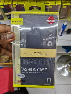 Rich Boss Leather Case for Tecno Spark 10C Black