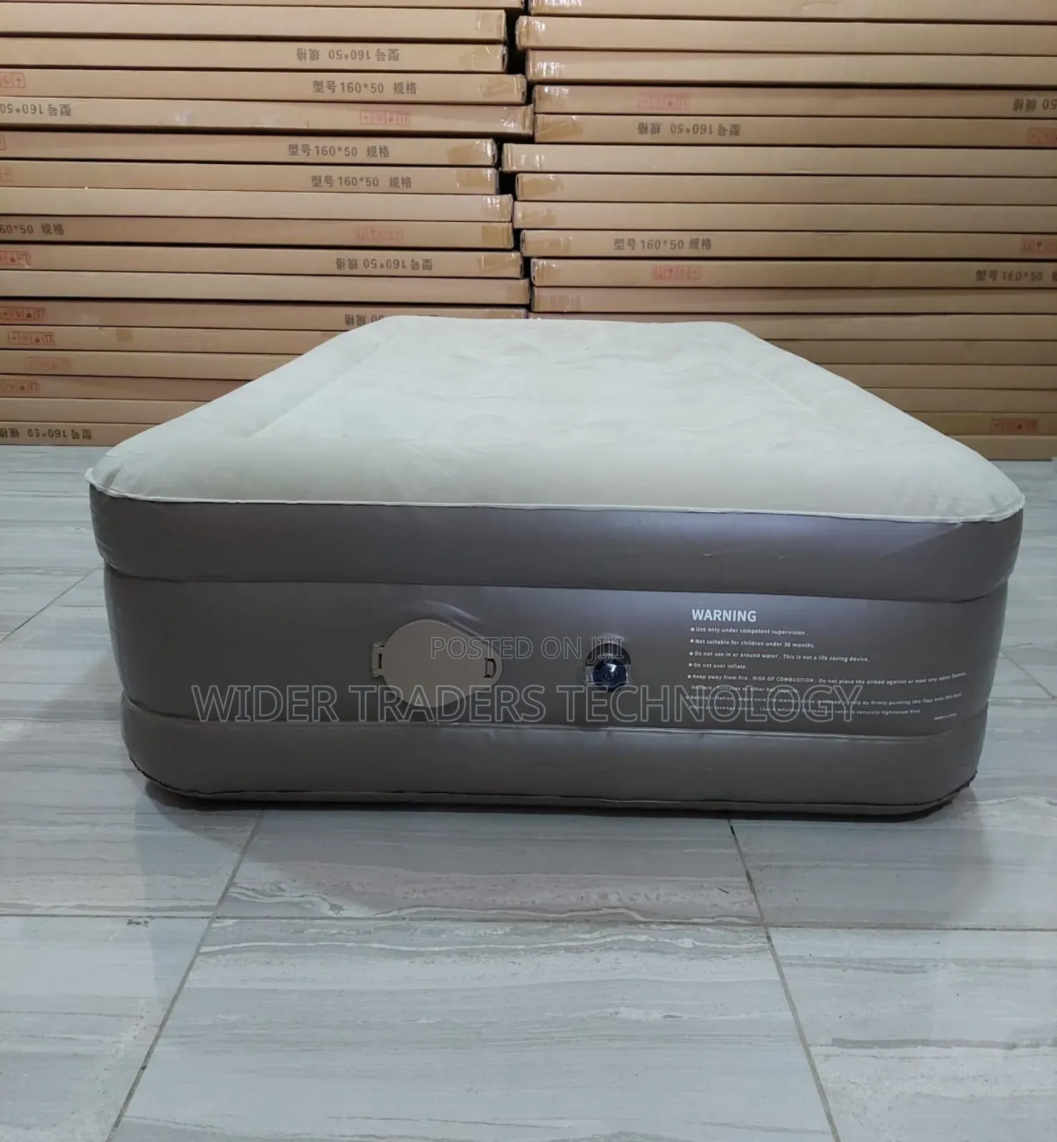 *Inflatable Airbed Mattress With Automatic in Built Pump