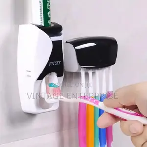 Toothbrush Holder/Toothpaste Dispenser