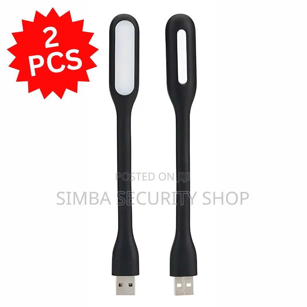 2 Pieces Flexible Mini USB LED Light Lamp Reading Torch