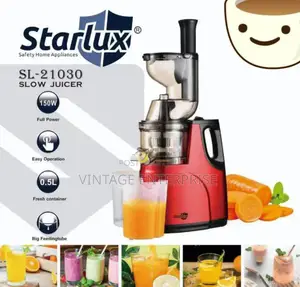 Starlux Slow Juicer, Slow Vegatable/Fruit Juicer