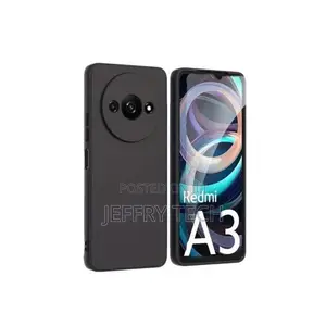 XIAOMI Redmi A3 Black Soft Silicone Phone Case/ Cove