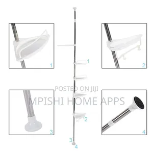 4 Layer Bathroom Corner Shelf