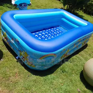 Inflatable Swimming Pool With Electric Pump