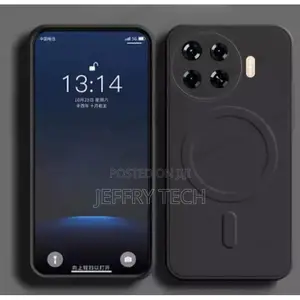 Tecno Spark 20 Pro Plus Soft Silicone Black Unique and Styli