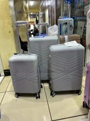 Grey Size 2 Unbreakable Rubber Suitcase 3in1