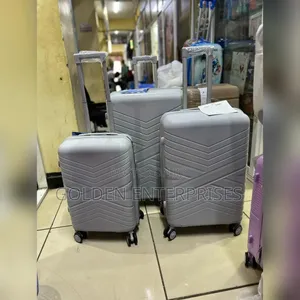 Grey Size 2 Unbreakable Rubber Suitcase 3in1