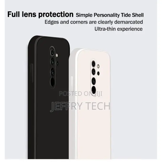 Lenuo for Xiaomi Redmi Note 8 Pro Square Silicone Soft Case