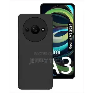 XIAOMI Redmi A3 Black Soft Silicone Phone Case/ Cover