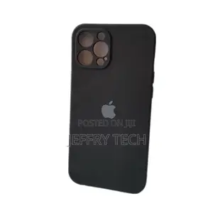 Apple iPhone 12 Pro Max Black Silicone Phone Case