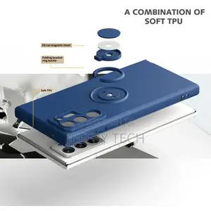 For Samsung Galaxy Note 10+ Plus Case, Slim Silicone Rubber