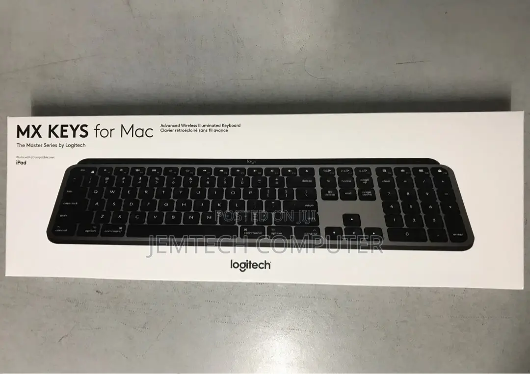 Logitech MX Keys Wireless for Mac Advanced Illuminated Keybo