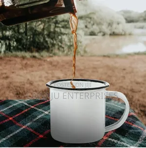 6pc Enamel Mug Metallic Cup