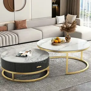 2 in 1 Marbletop Table Set